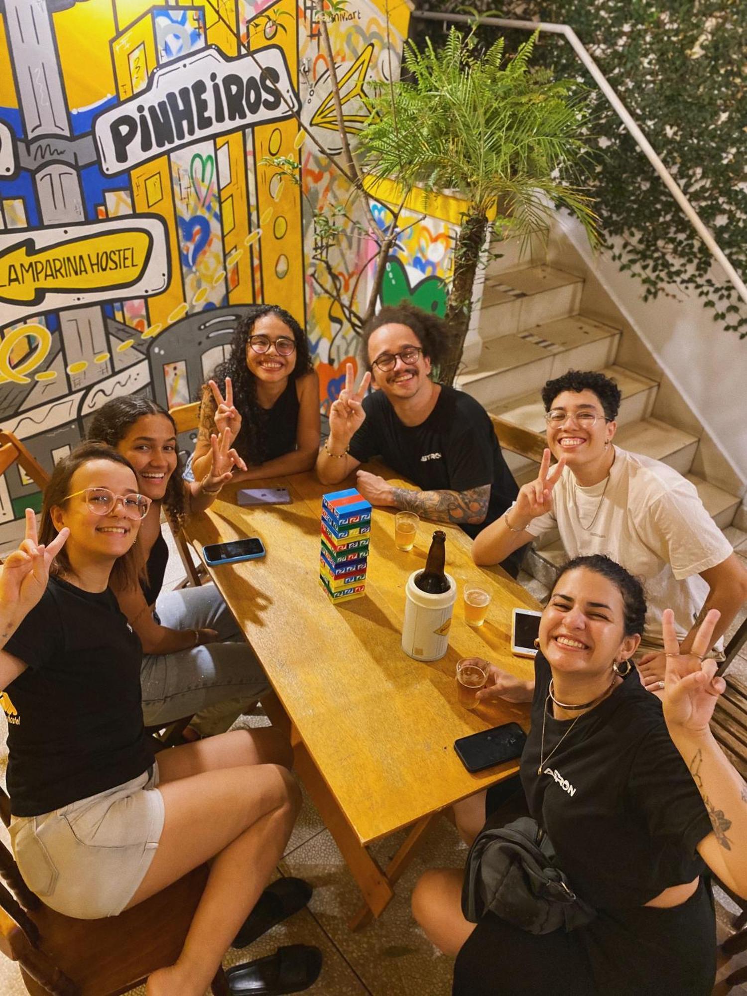Lamparina Hostel São Paulo Eksteriør billede